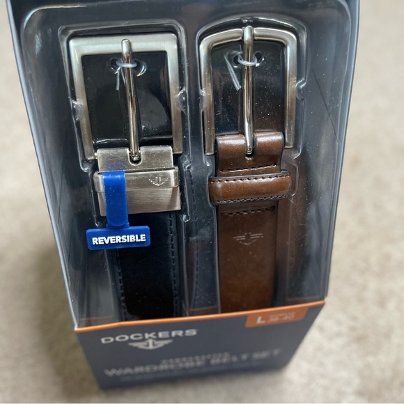 Dockers Reversible Black and Brown Belts - Picture 1 of 5